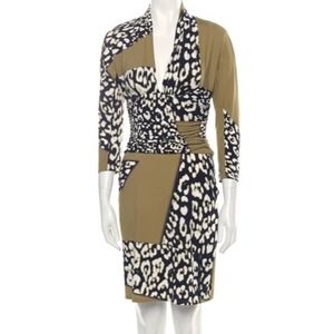 ROBERTO CAVALLI Printed Mini Dress Size Medium